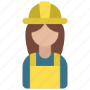 builder, woman, person, user, people, girl