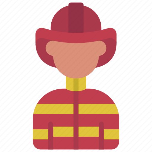 Firefighter, man, person, user, people, service icon - Download on Iconfinder