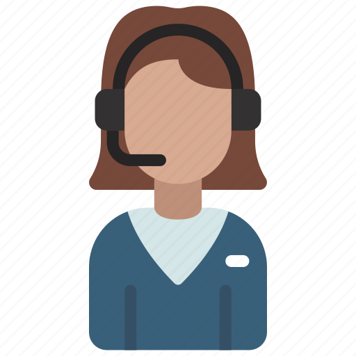Helpline, woman, person, user, people, assistant icon - Download on Iconfinder