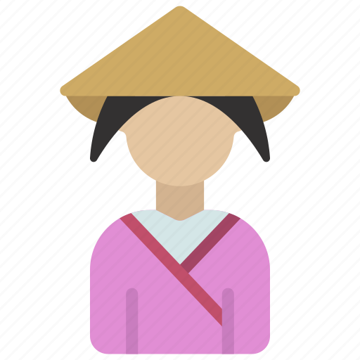 Japanese, woman, person, user, people, girl icon - Download on Iconfinder