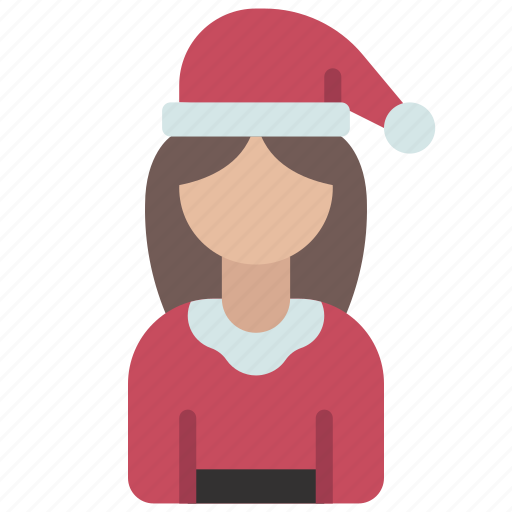 Mrs, claus, person, user, people, christmas icon - Download on Iconfinder