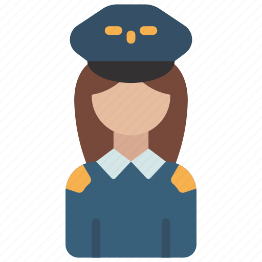 Pilot, woman, person, user, people, girl icon - Download on Iconfinder