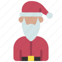santa, claus, person, user, people, christmas