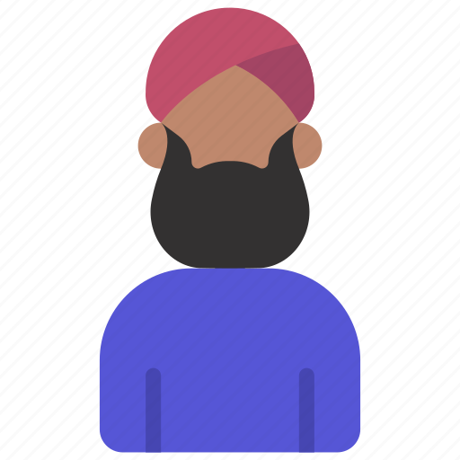 Sikh, man, person, user, people, eastern icon - Download on Iconfinder