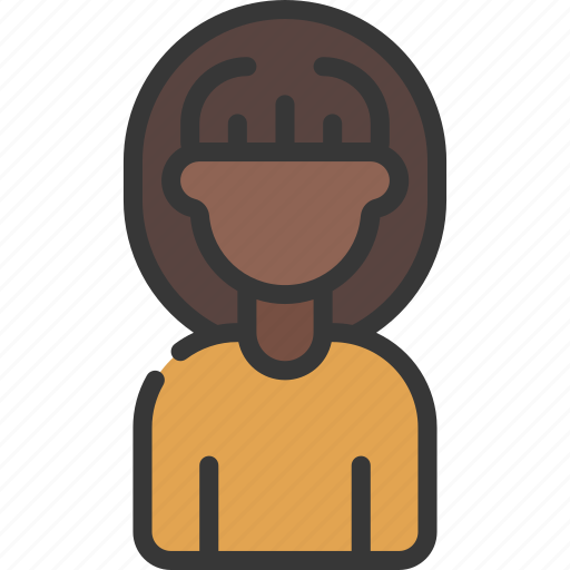 Big, hair, woman, person, user, people, girl icon - Download on Iconfinder