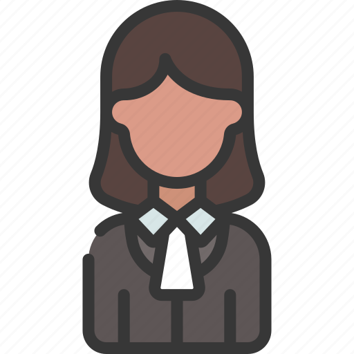 Judge, woman, person, user, people, law icon - Download on Iconfinder