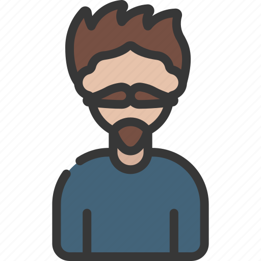 Pointy, moustache, man, person, user, people, boy icon - Download on Iconfinder