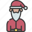 santa, claus, person, user, people, christmas 