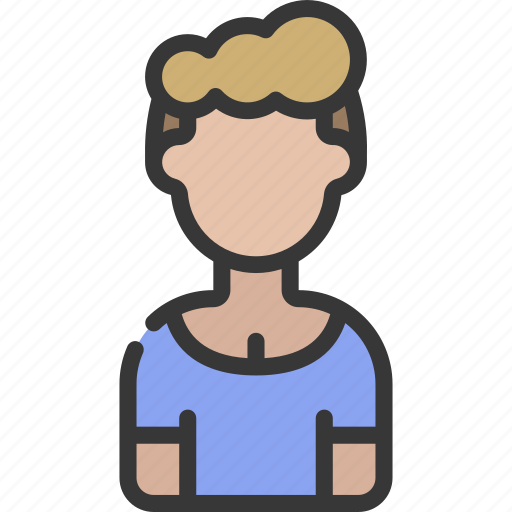 Short, hair, woman, person, user, people, girl icon - Download on Iconfinder