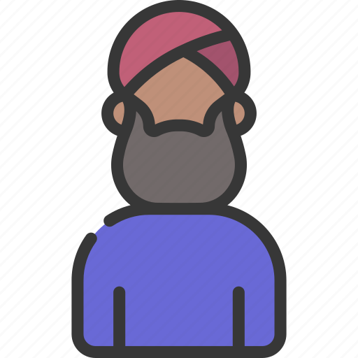 Sikh, man, person, user, people, eastern icon - Download on Iconfinder