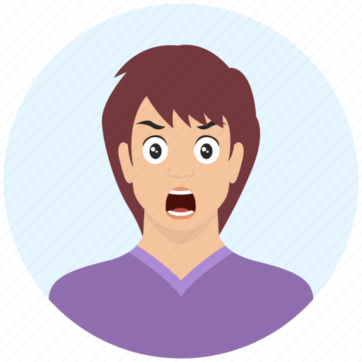Angry, avatar, boy, emotion, expression, handsome, man icon - Download on Iconfinder