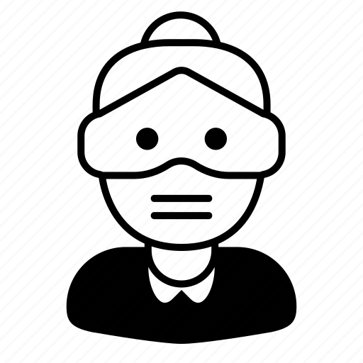 Woman, older, avatar, mask icon - Download on Iconfinder