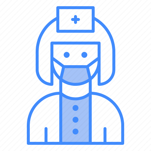 Physician, nurse, doctor, health, care, female icon - Download on Iconfinder