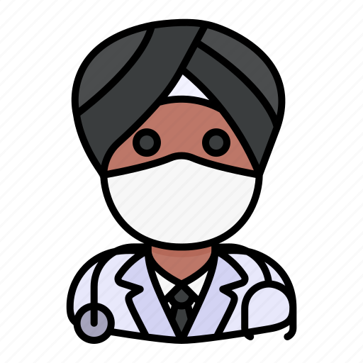 Avatar, doctor, man, medical mask, profile, user icon - Download on Iconfinder