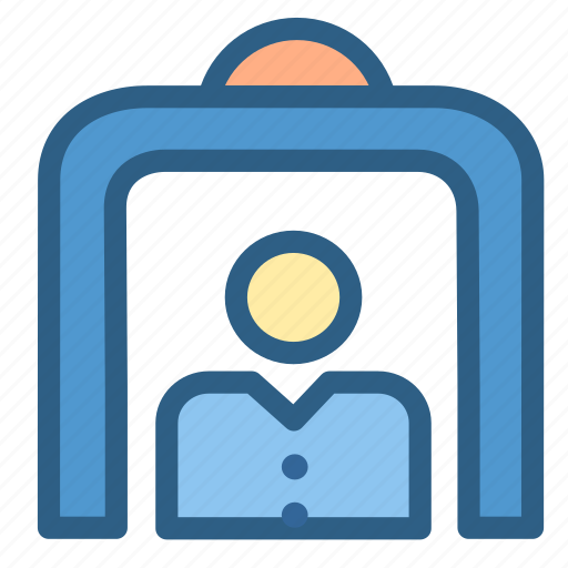 Airport, aviation, check, portal, security icon - Download on Iconfinder
