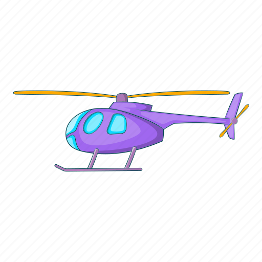 Cartoon, delivery, helicopter, transport icon - Download on Iconfinder