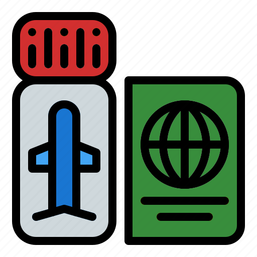 Airplane, aviation, passport, plane, ticket, transportation icon - Download on Iconfinder