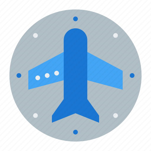 Airplane, airport, aviation, plane, transportation icon - Download on Iconfinder