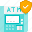 atm, cash machine, kiosk, atm machine, protection, banking, finance, business, money 