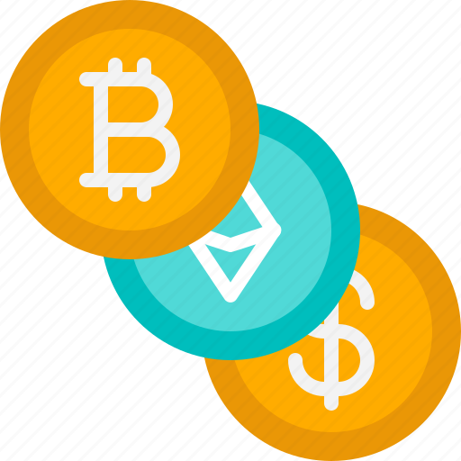 Cryptocurrency, coins, bitcoin, ethereum, dollar, blockchain, crypto icon - Download on Iconfinder