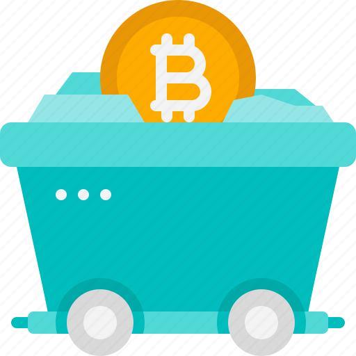 Cart, mining, wagon, bitcoin, mine, cryptocurrency, digital currency icon - Download on Iconfinder