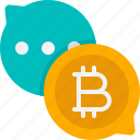 chat, message, notification, consultation, bitcoin, cryptocurrency, digital currency, coin, crypto