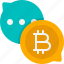 chat, message, notification, consultation, bitcoin, cryptocurrency, digital currency, coin, crypto 