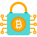 lock, protection, security, digital, bitcoin, cryptocurrency, digital currency, coin, crypto