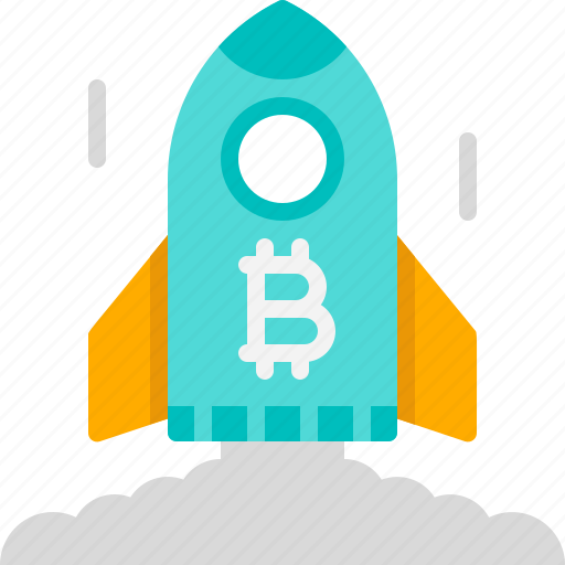 Rocket, launch, launching, bitcoin, space, cryptocurrency, digital currency icon - Download on Iconfinder