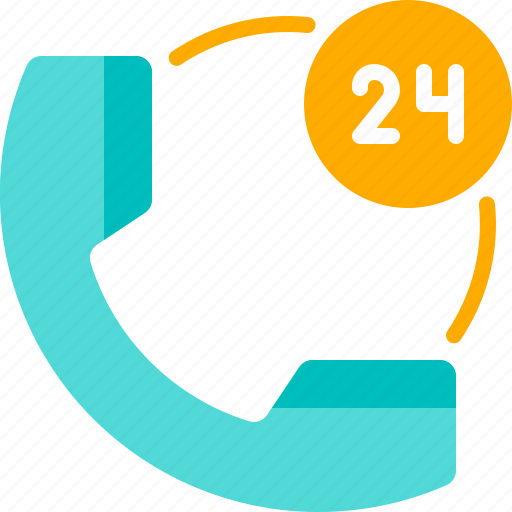 Ecommerce, online, shopping, support, help, call center, 24 hours icon - Download on Iconfinder