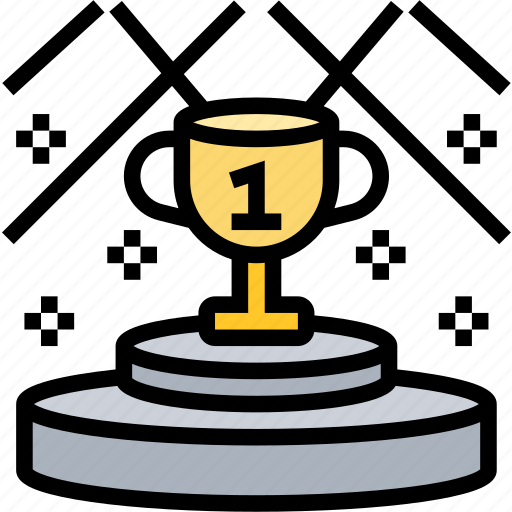 Podium, trophy, cup, winner, award icon - Download on Iconfinder