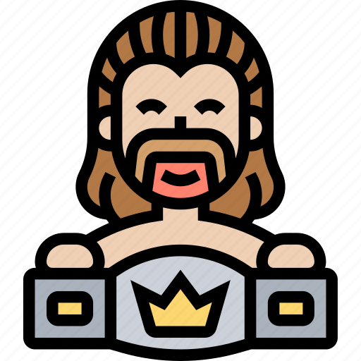 Champion, belt, boxing, medal, competitive icon - Download on Iconfinder