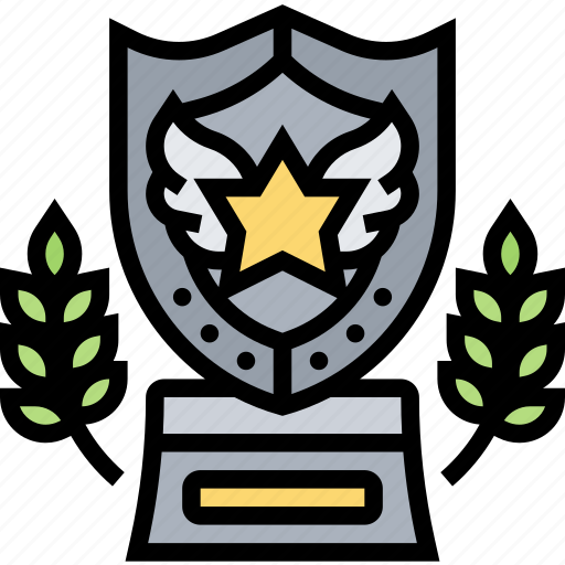 Trophy, shield, guarantee, certificate, award icon - Download on Iconfinder