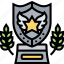 trophy, shield, guarantee, certificate, award 
