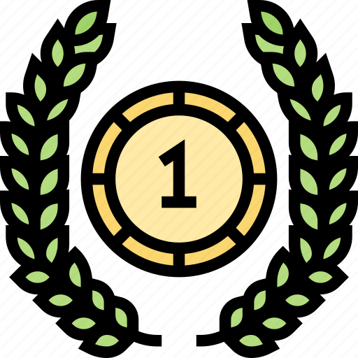 Wreath, laurel, award, prize, champion icon - Download on Iconfinder