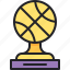 basket, trophy, award, achievement, cup, medal 