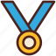 award, medal, ribbon, badge 