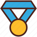 award, medal, ribbon, badge