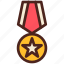 star, achievement, medal, award 