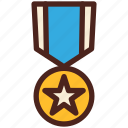 star, achievement, medal, award