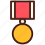 award, medal, prize, badge 