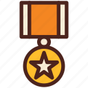 star, achievement, medal, award