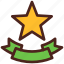 award, star, winner, ribbon, badge 