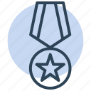 star, medal, achievement, award