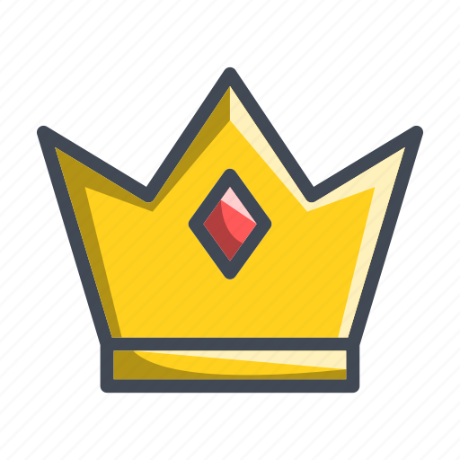 Crown, king, queen, royal, trophy icon - Download on Iconfinder