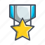 badge, star, achievement, army 