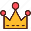 achievement, king, crown, award 
