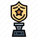 award, shield, trophy, winner