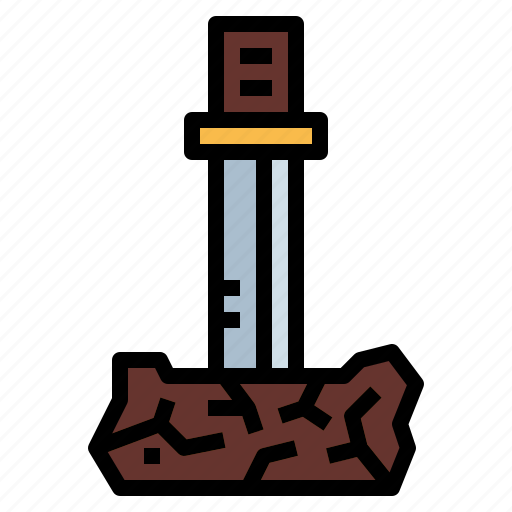 Defense, protection, sword, weapon icon - Download on Iconfinder