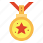 award, competition, medal, reward 